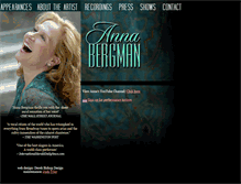 Tablet Screenshot of annabergman.com